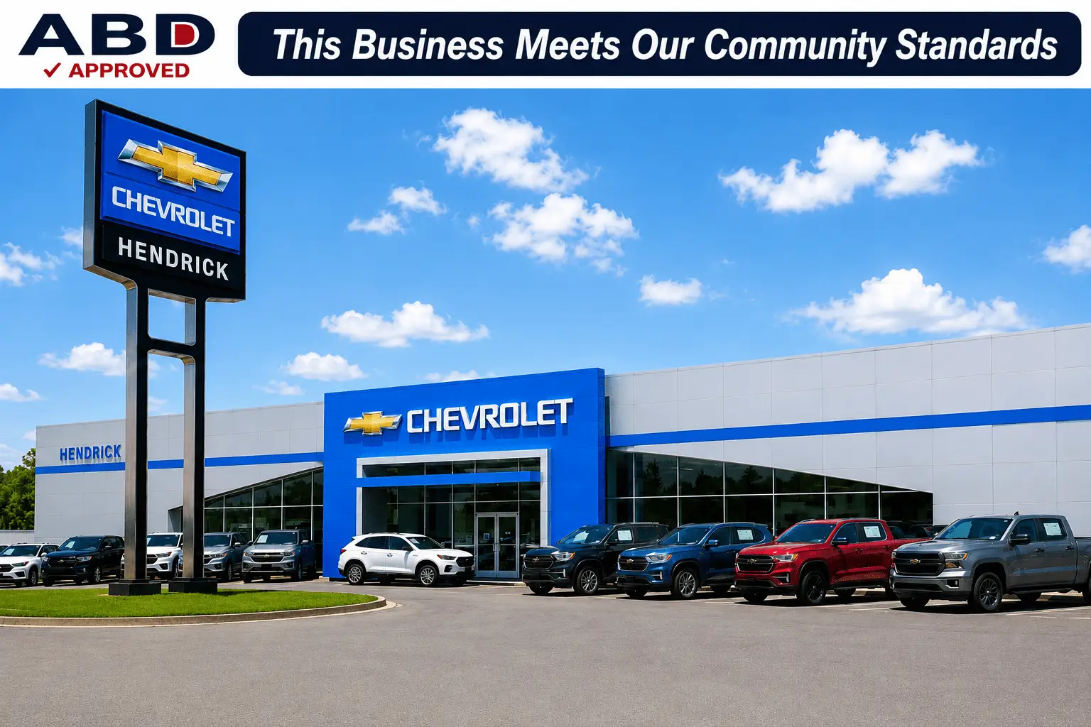Hendrick Chevrolet Hoover is a trusted Chevrolet dealership in Vestavia Hills, Alabama and ABD-Approved