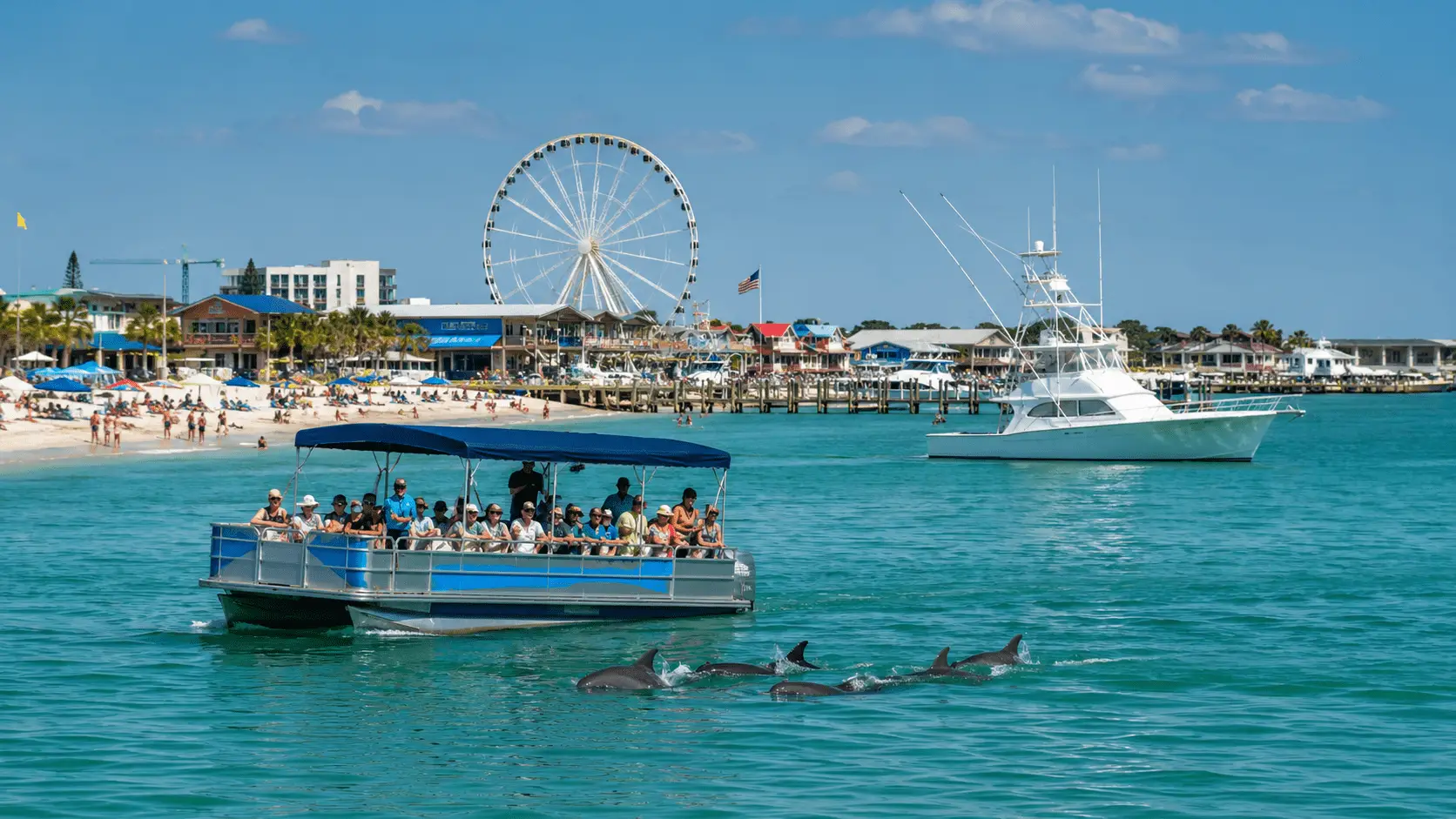 Explore Orange Beach Alabama for dolphin cruises, deep-sea fishing, beaches, zip lines, live music, dining, and family fun.