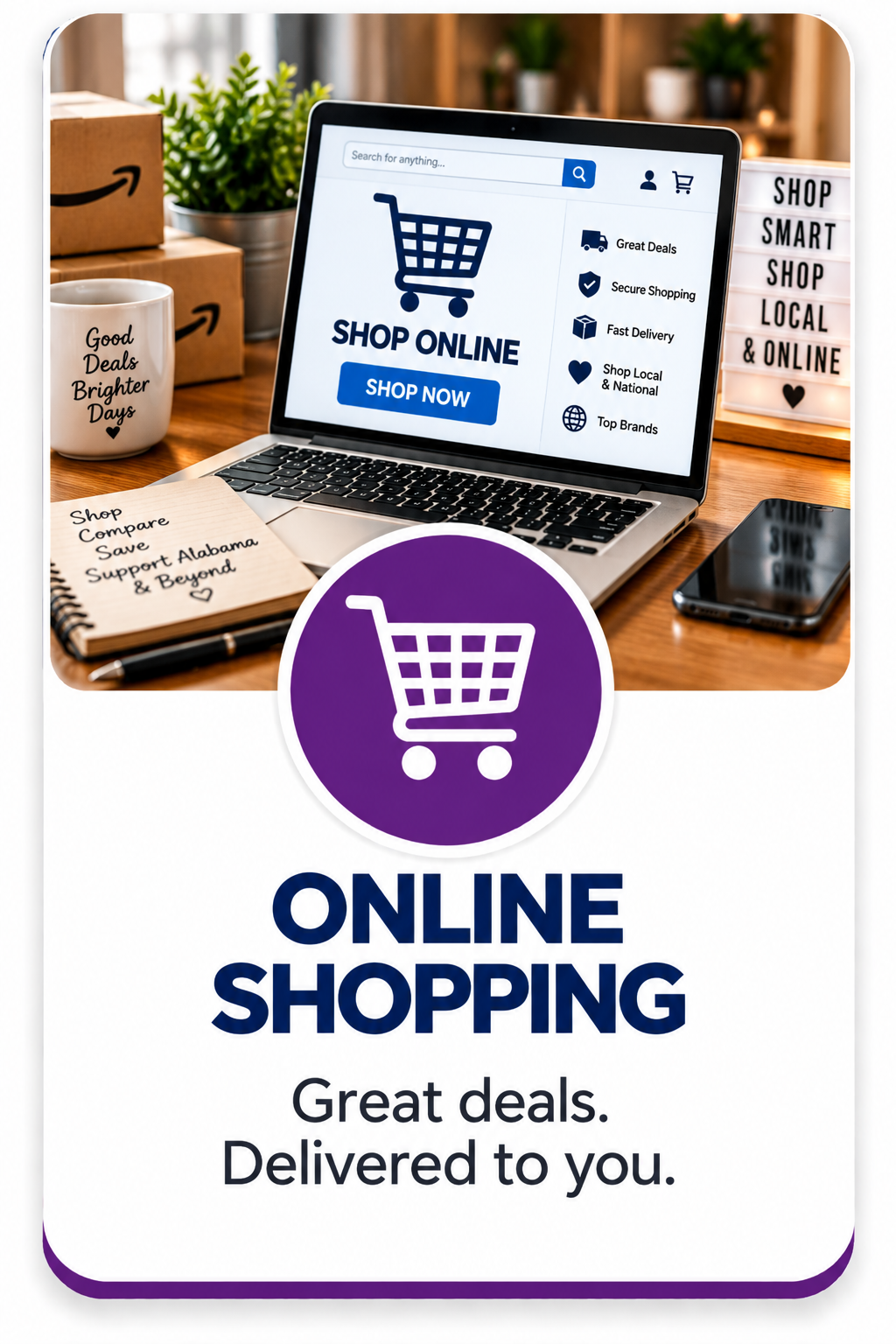 Online Shopping Across Alabama